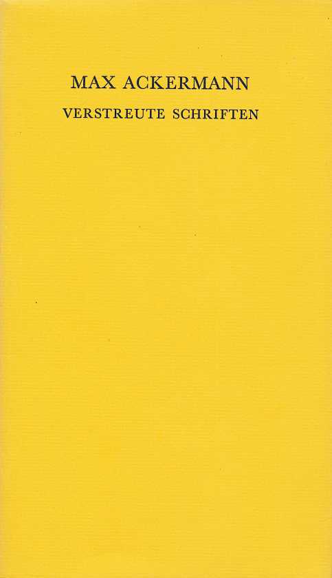 ACKERMANN, Max