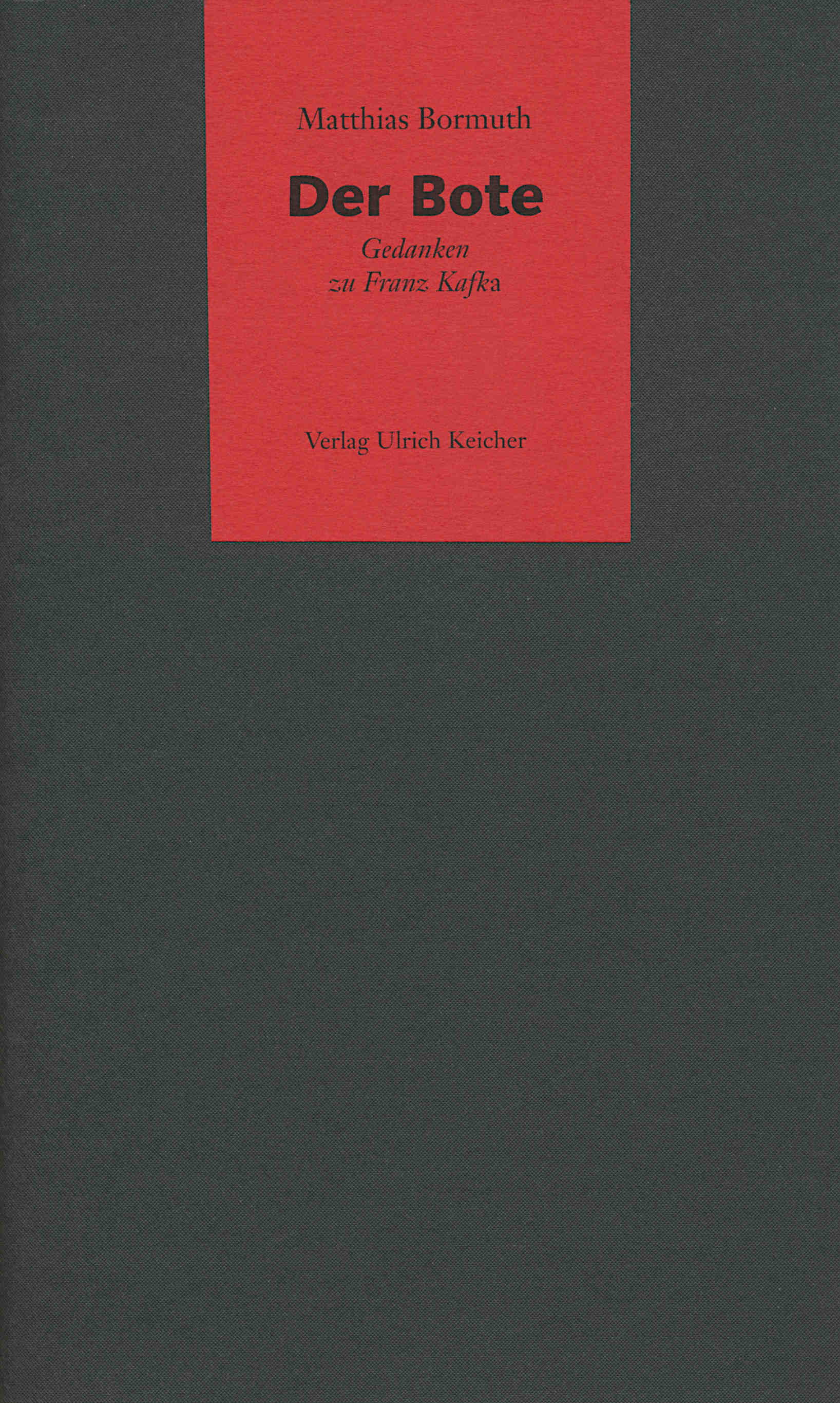 Bormuth Kafka / Cover